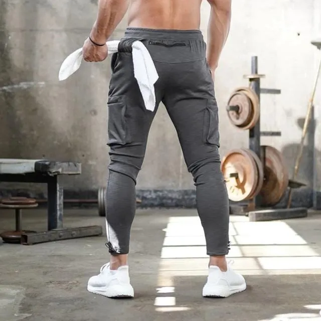 2021 NEW Men pants Sweatpants Man Gyms Workout Fitness Sports Trousers Male Running Skinny Track Pants Training Jogger Pants men