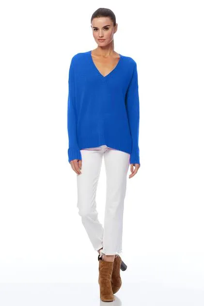 360 Cashmere - Kristina Sweater in Electric Blue