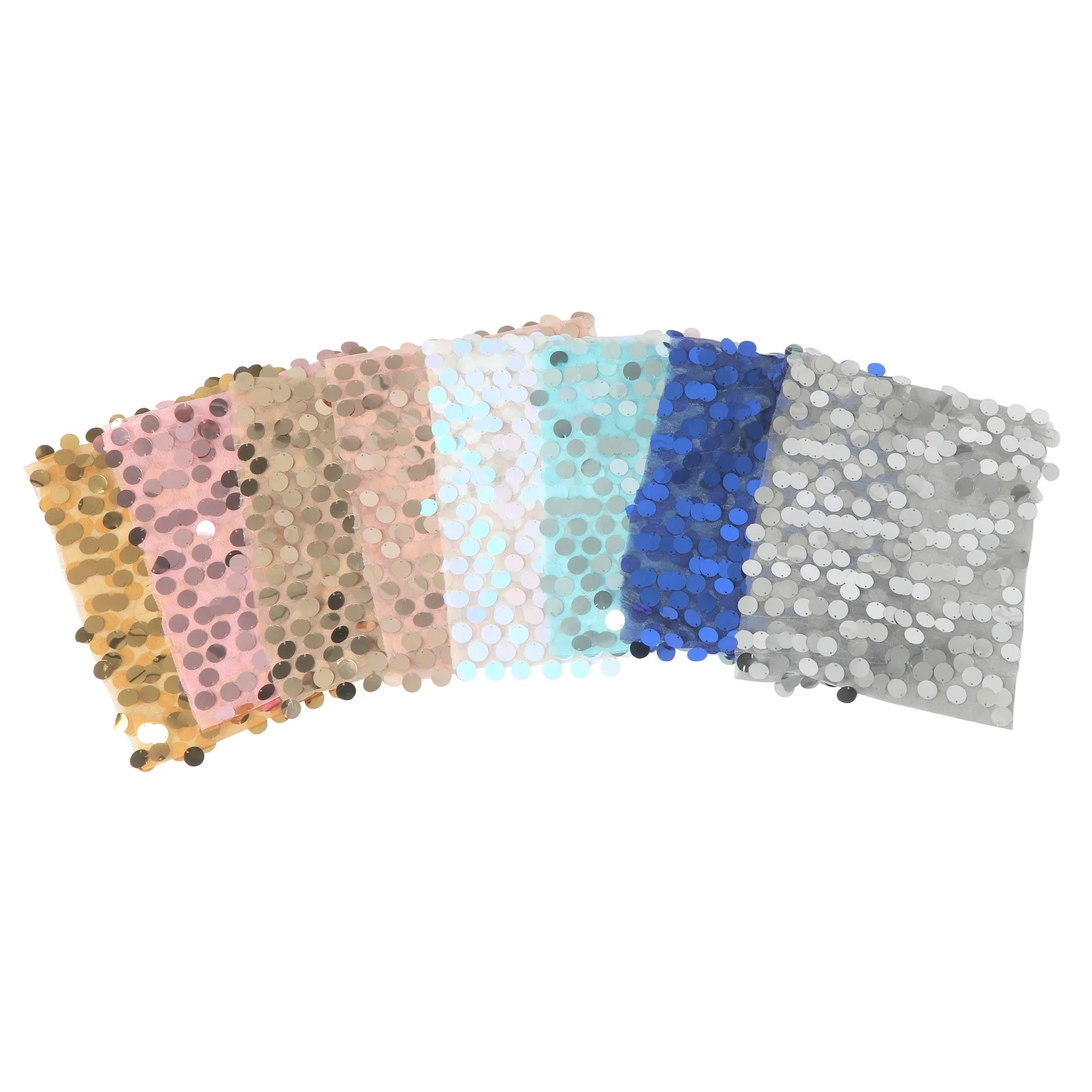 5 pcs/pk Payette Sequin Chair Bands - Blush/Rose Gold