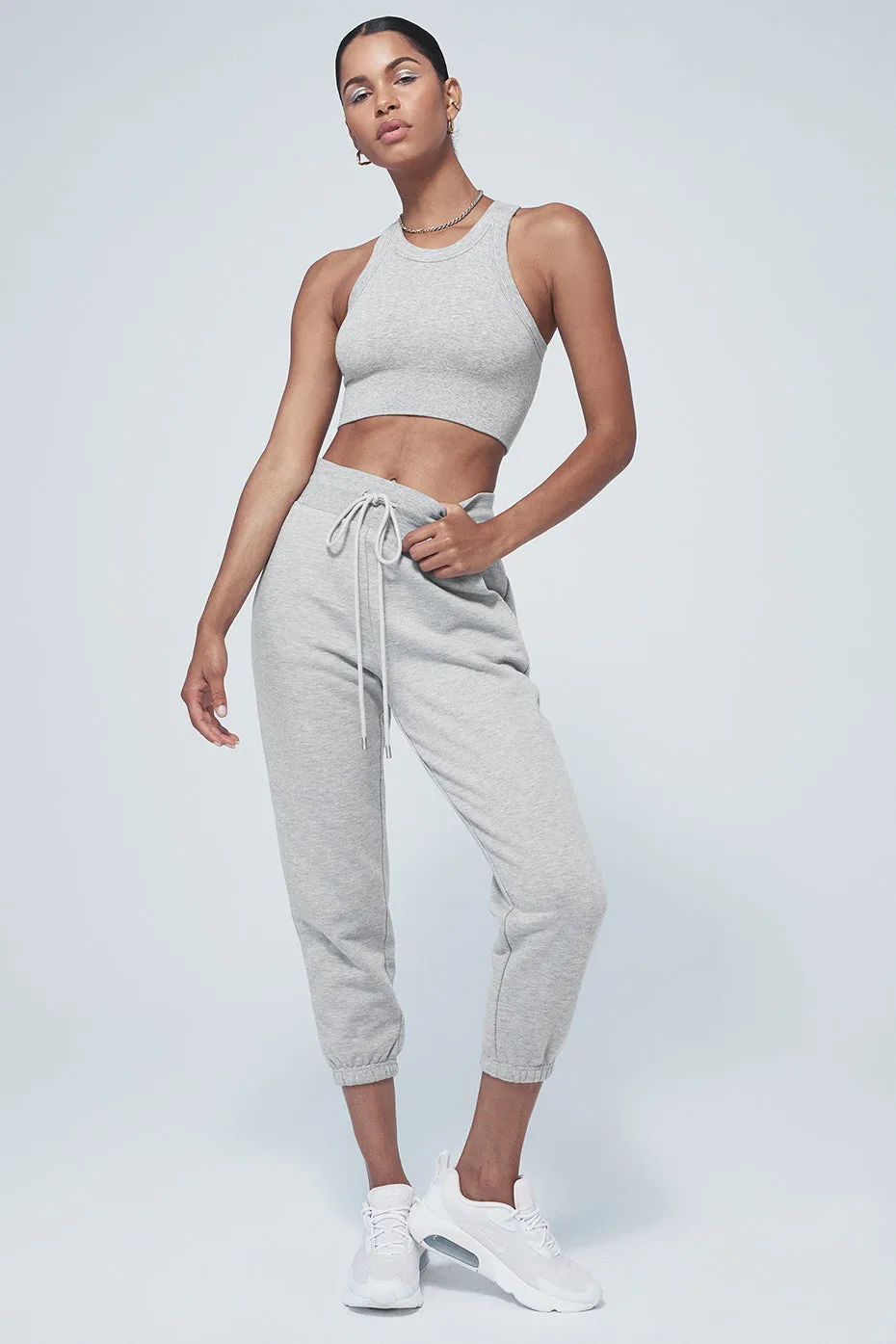 7/8 Easy Sweatpant - Athletic Heather Grey