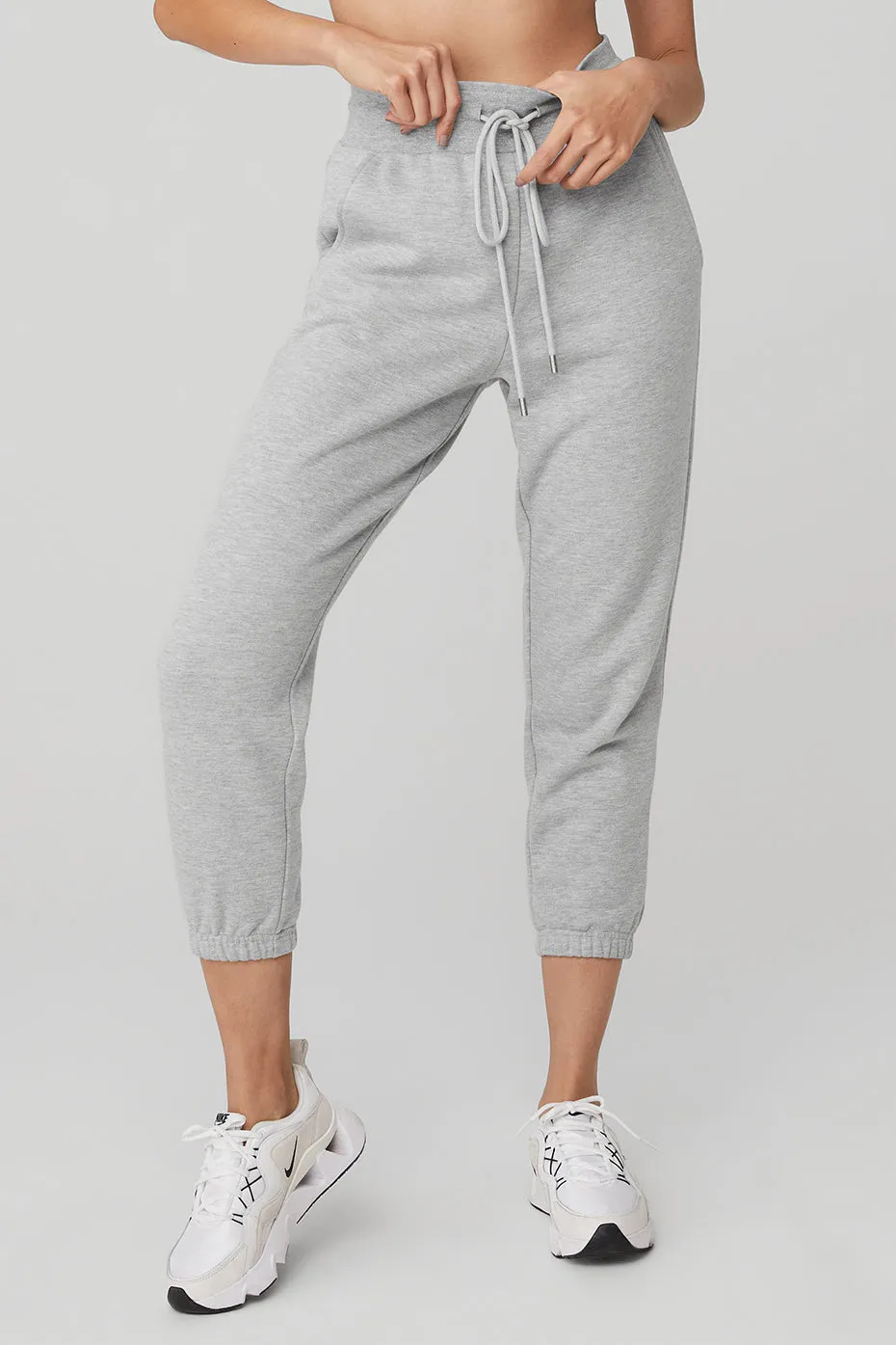 7/8 Easy Sweatpant - Athletic Heather Grey