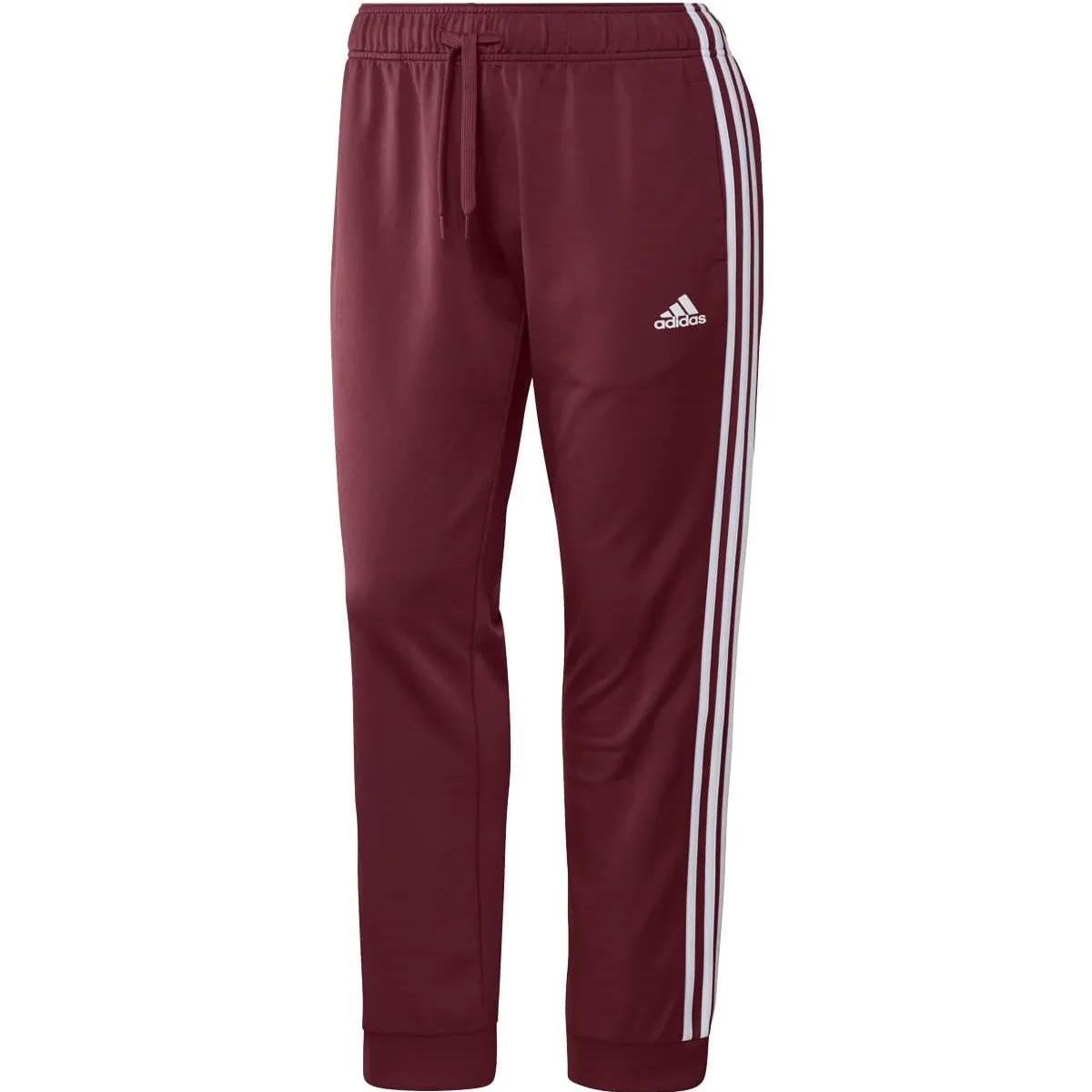 adidas Women's Tricot Slim Tapered 3-Stripe Track Pants (Plus Size)