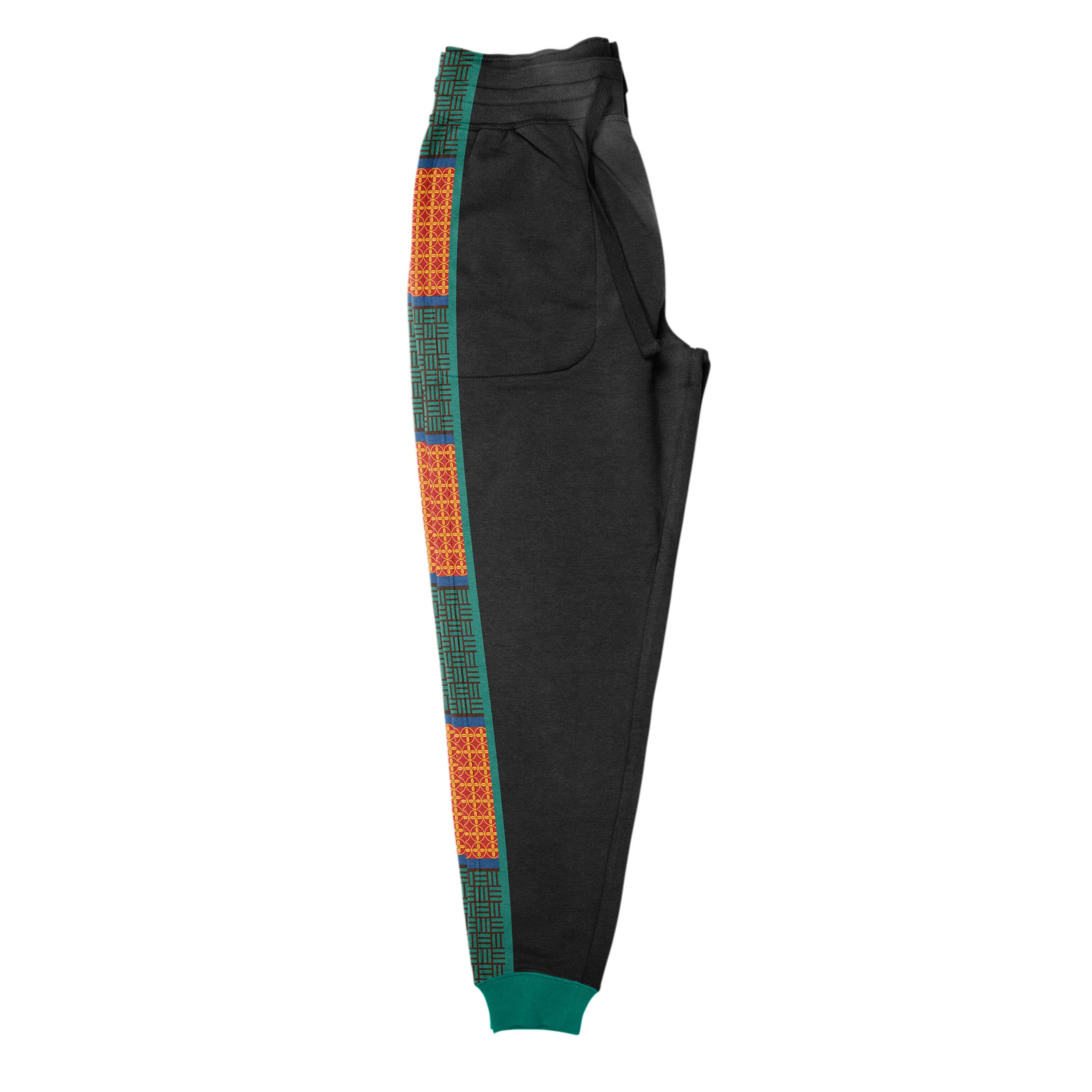 African-Inspired Patterns Printed Joggers