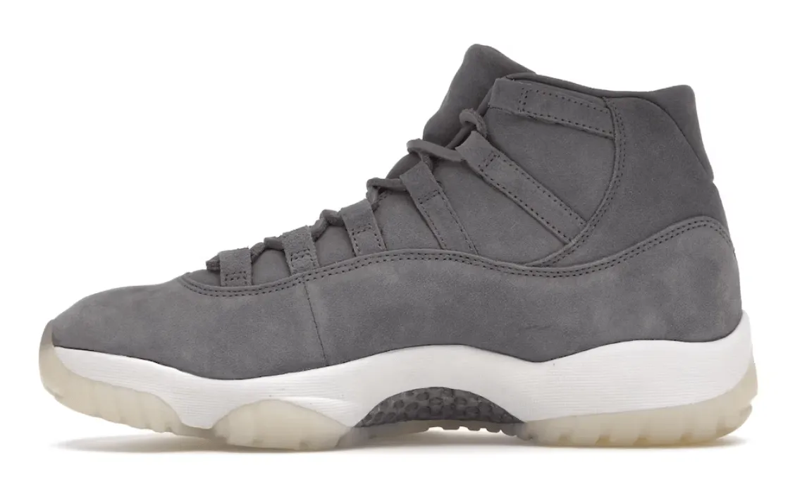 Air Jordan 11 Retro Pinnacle Grey Suede