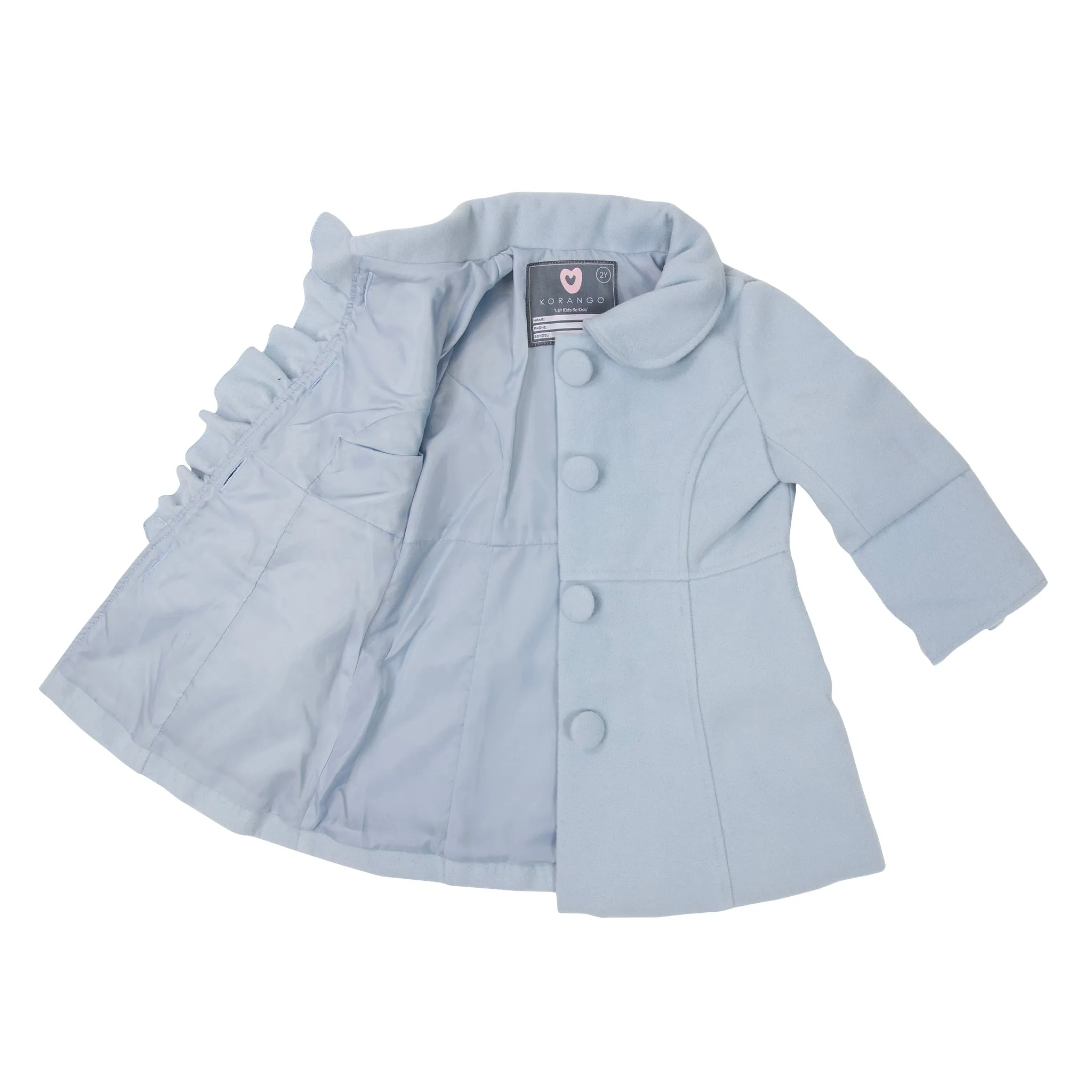 Alice Blue Frill Overcoat