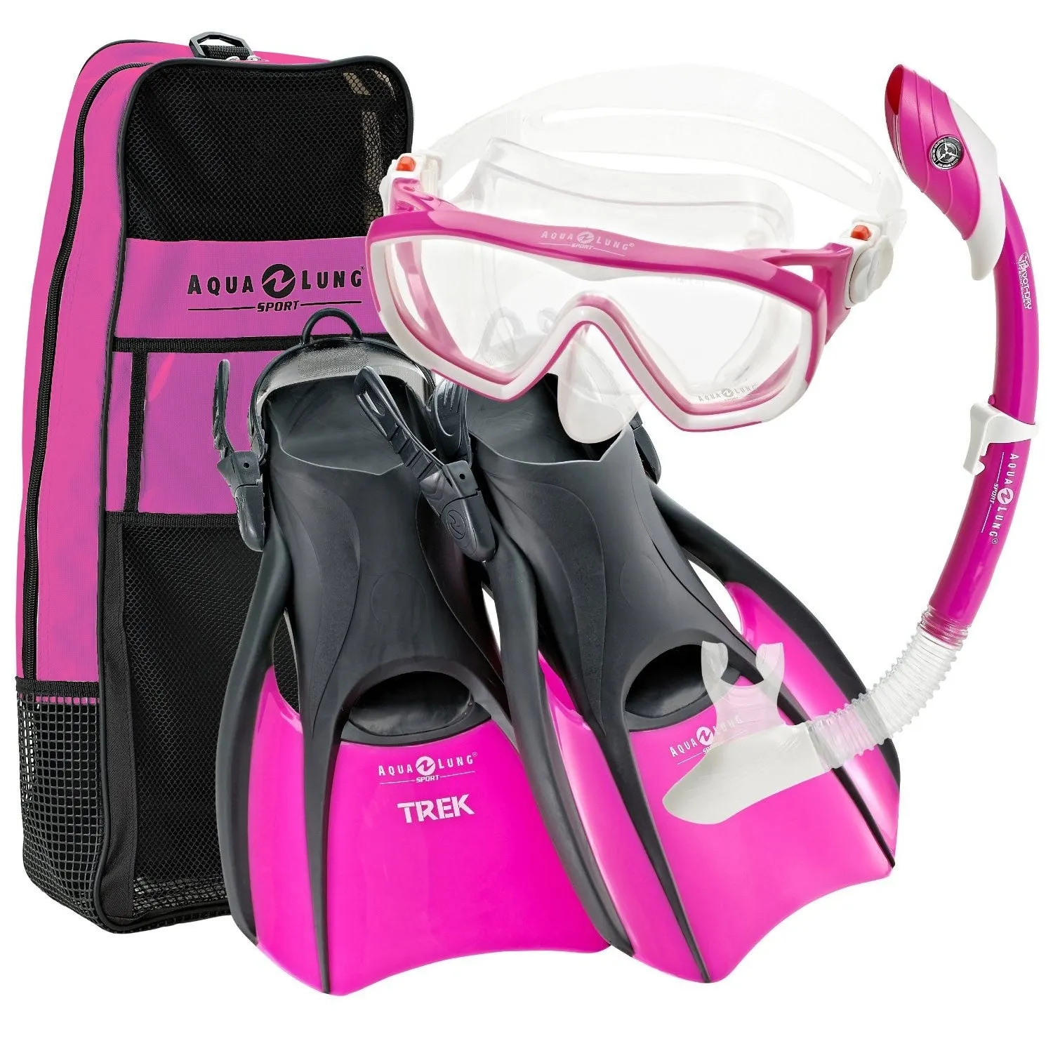 Aqua Lung Sport Diva 1 LX / Island Dry LX Snorkel / Trek Fin Packages