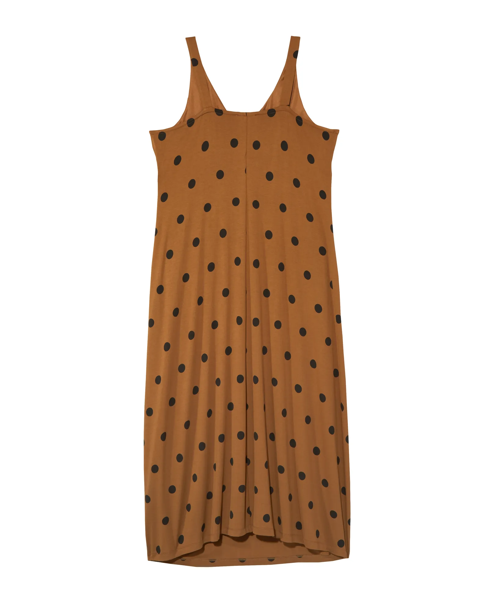 Aurora V-Neck Dress | Brown / Black