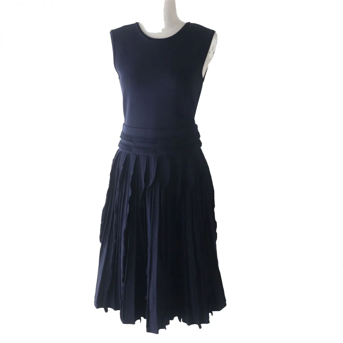 Authentic FOXEY Knit Dress Dark Navy 38