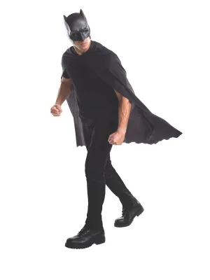 Batman Cape & Mask Set for Adults - Warner Bros DC Comics