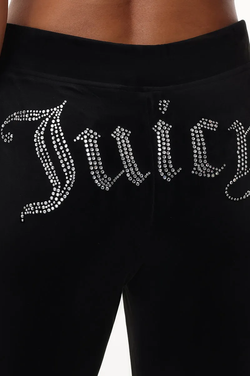 Big Bling Velour Jogger