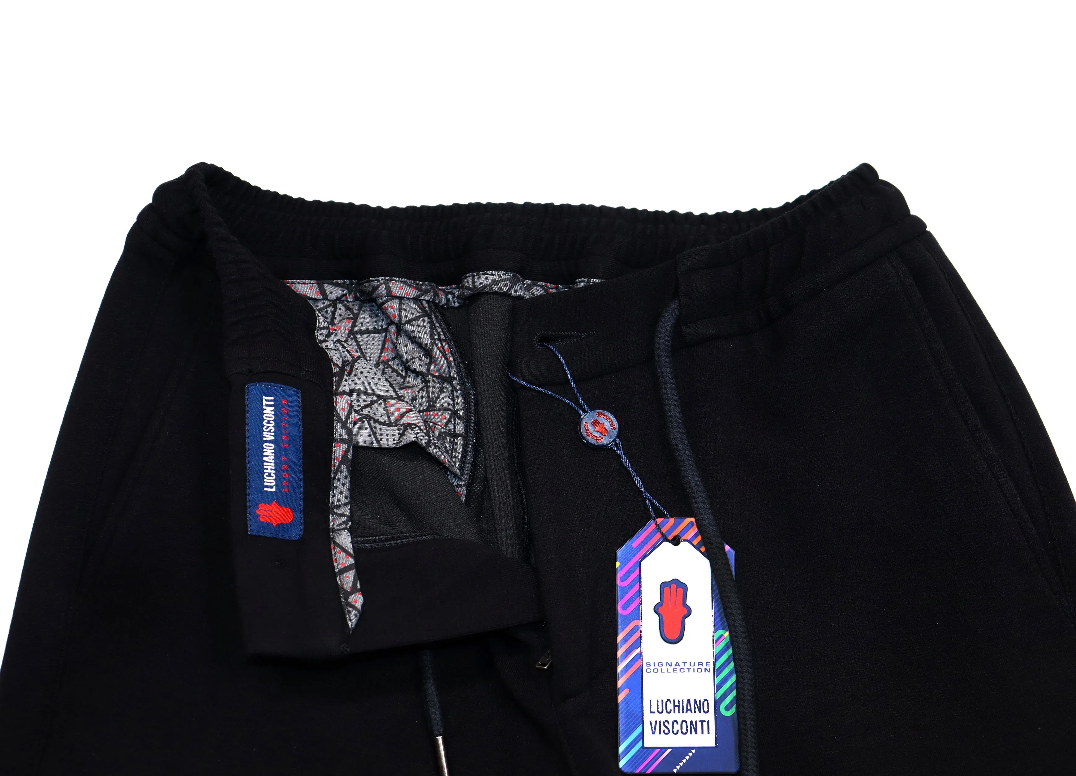 Black Drawstring Sweatpants