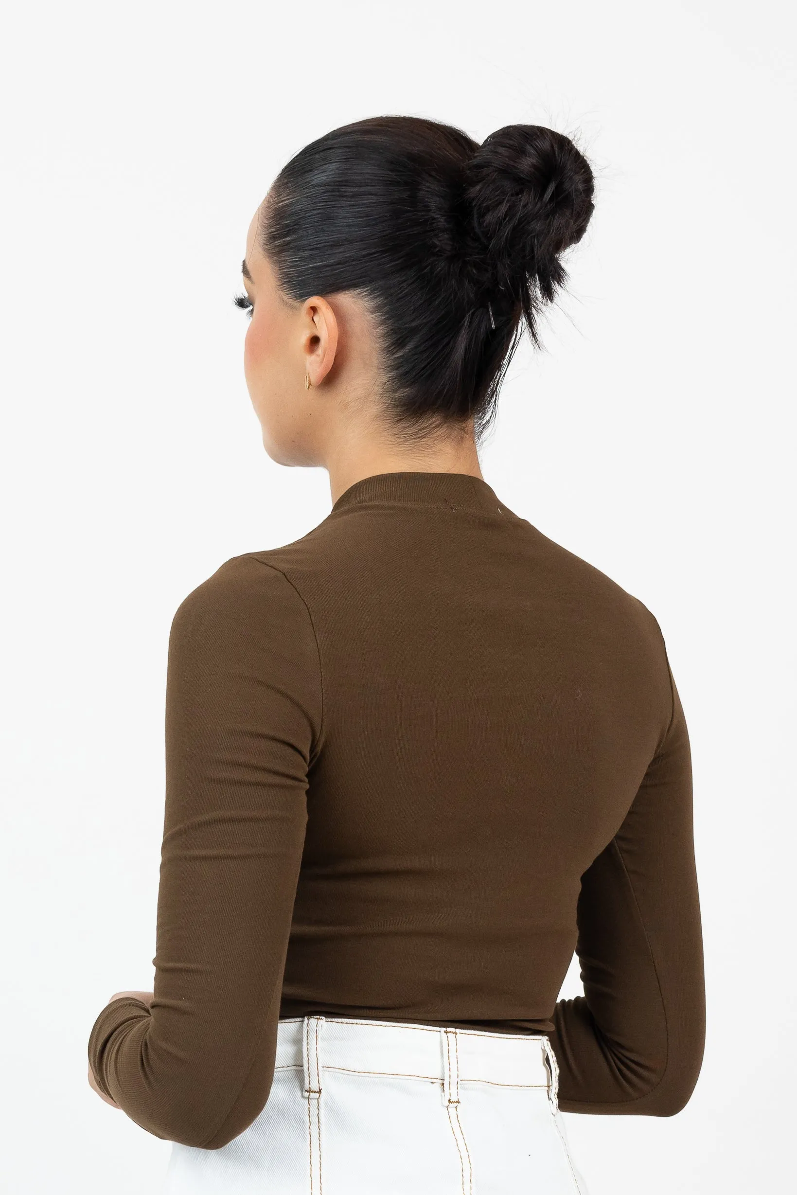 Bodysuit Long Sleeve High Neck