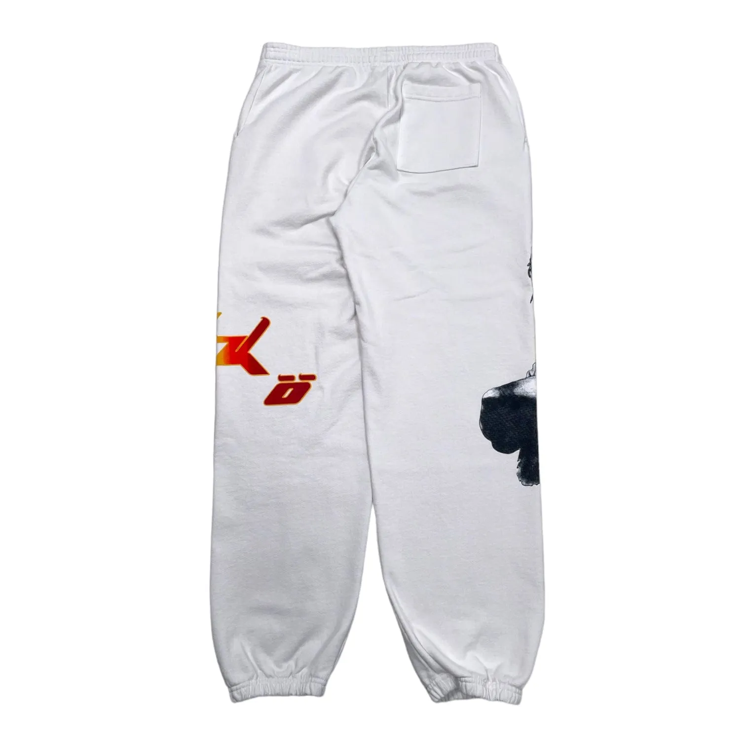 Bornfrompain Sicko Rasta Sweatpants White