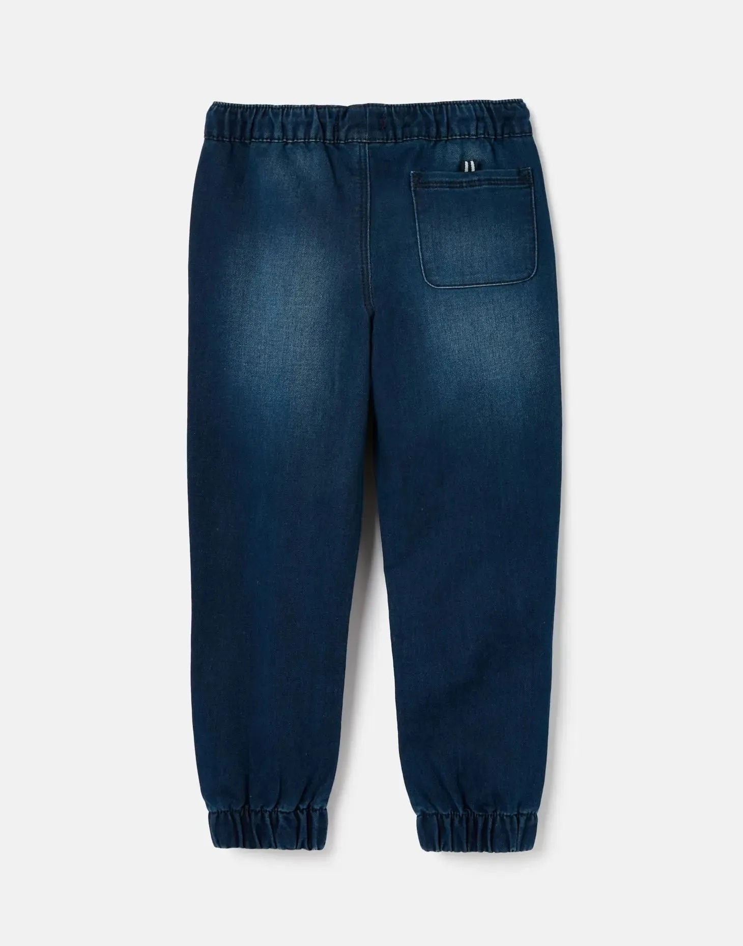 Boys' Logan Jersey Denim Joggers | Joules