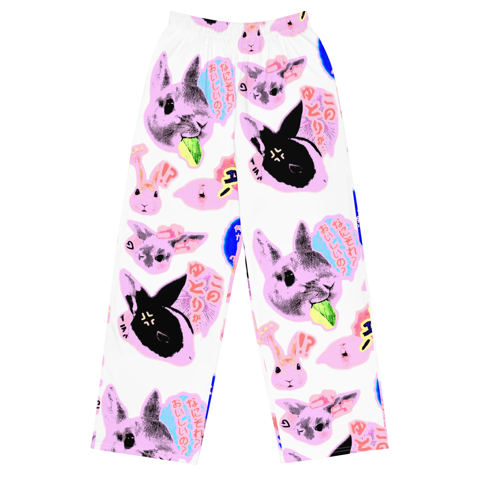 BUN White® Unisex Wide-Leg Pants