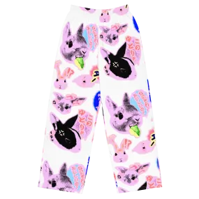 BUN White® Unisex Wide-Leg Pants