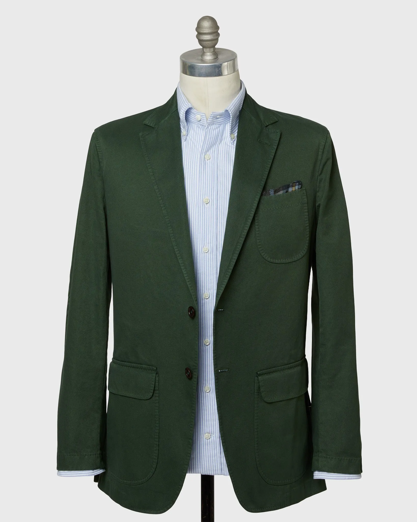 Butcher Jacket in Spruce High Ridge Twill