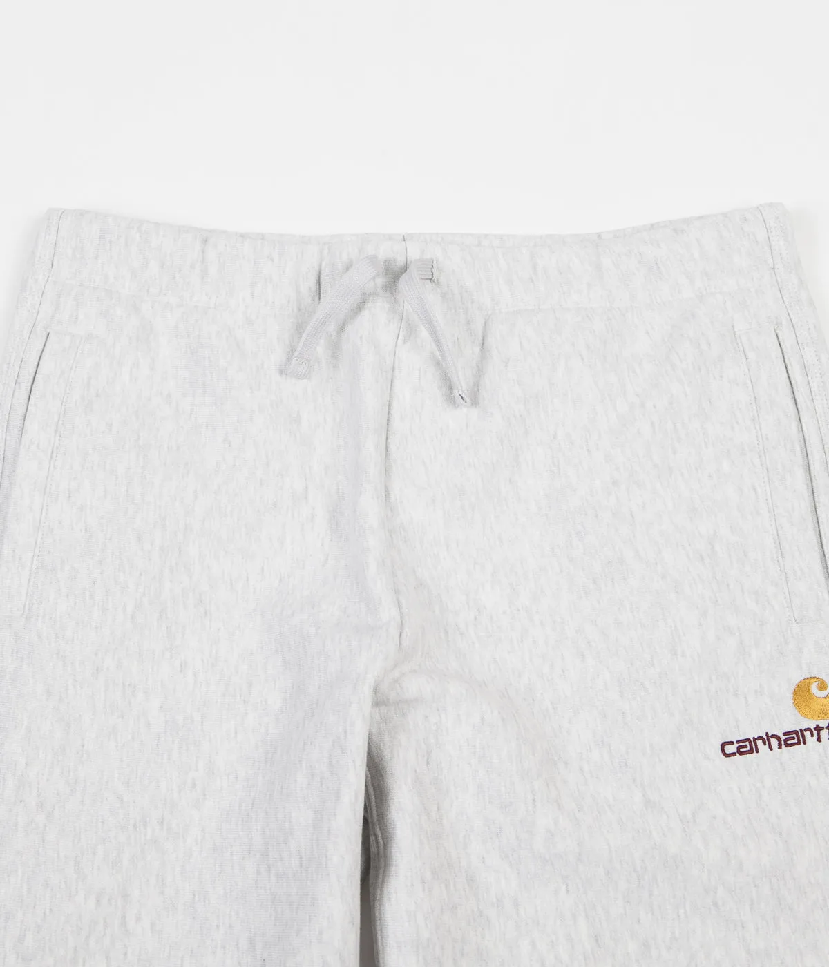 Carhartt American Script Sweatpants - Ash Heather