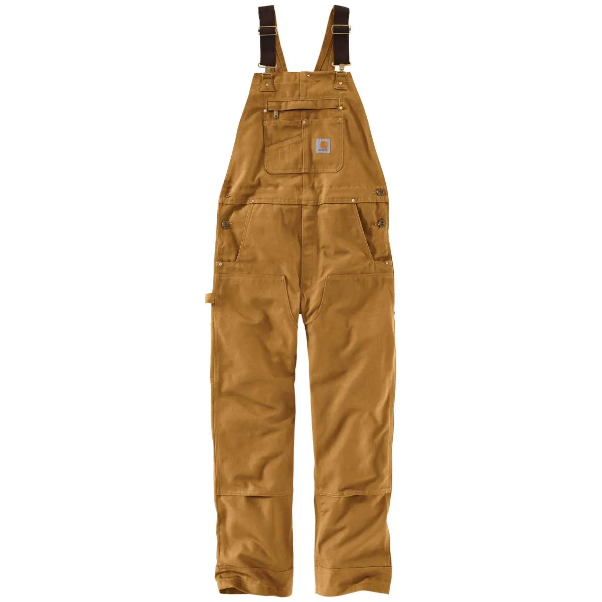 Carhartt Men's Duck Bib Overall - Brown