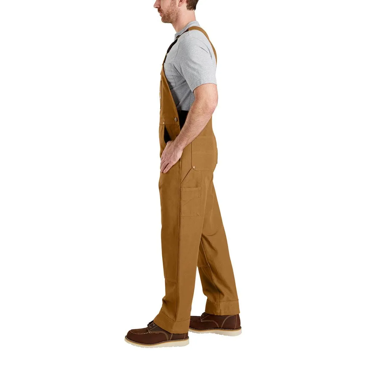 Carhartt Men's Duck Bib Overall - Brown