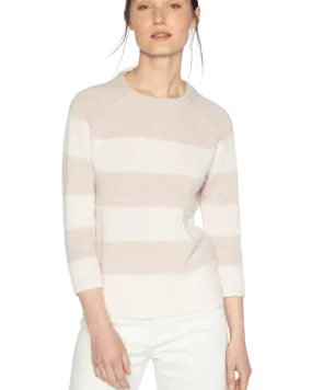 Cashmere Wide Stripe Pullover