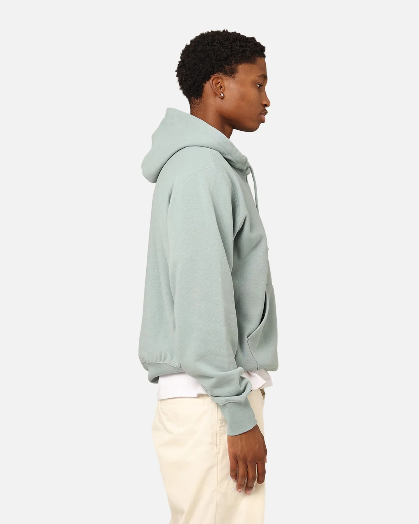 Champion Reverse Weave Terry Hoodie Sage Shimmer Green