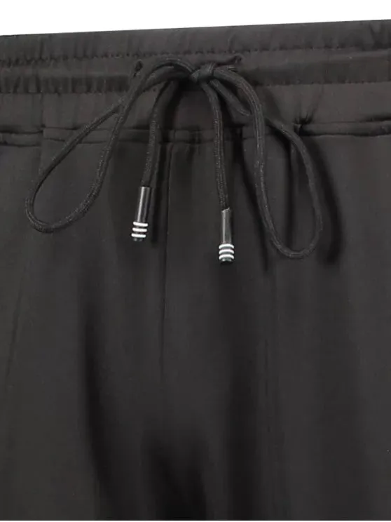 Cheap Zipper Pocket Drawstring Sweatpants