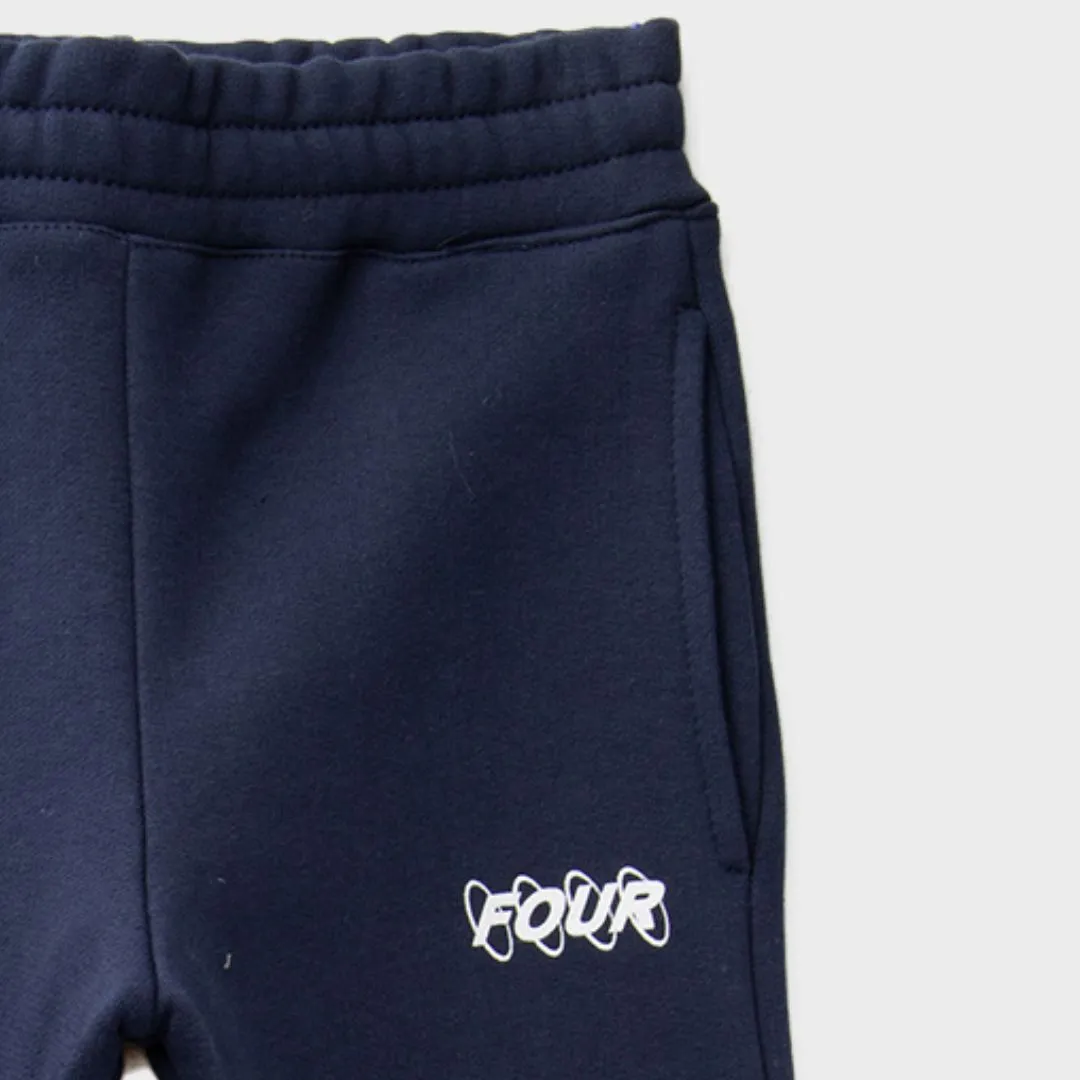 Circles Logo Sweatpants Marine Blue