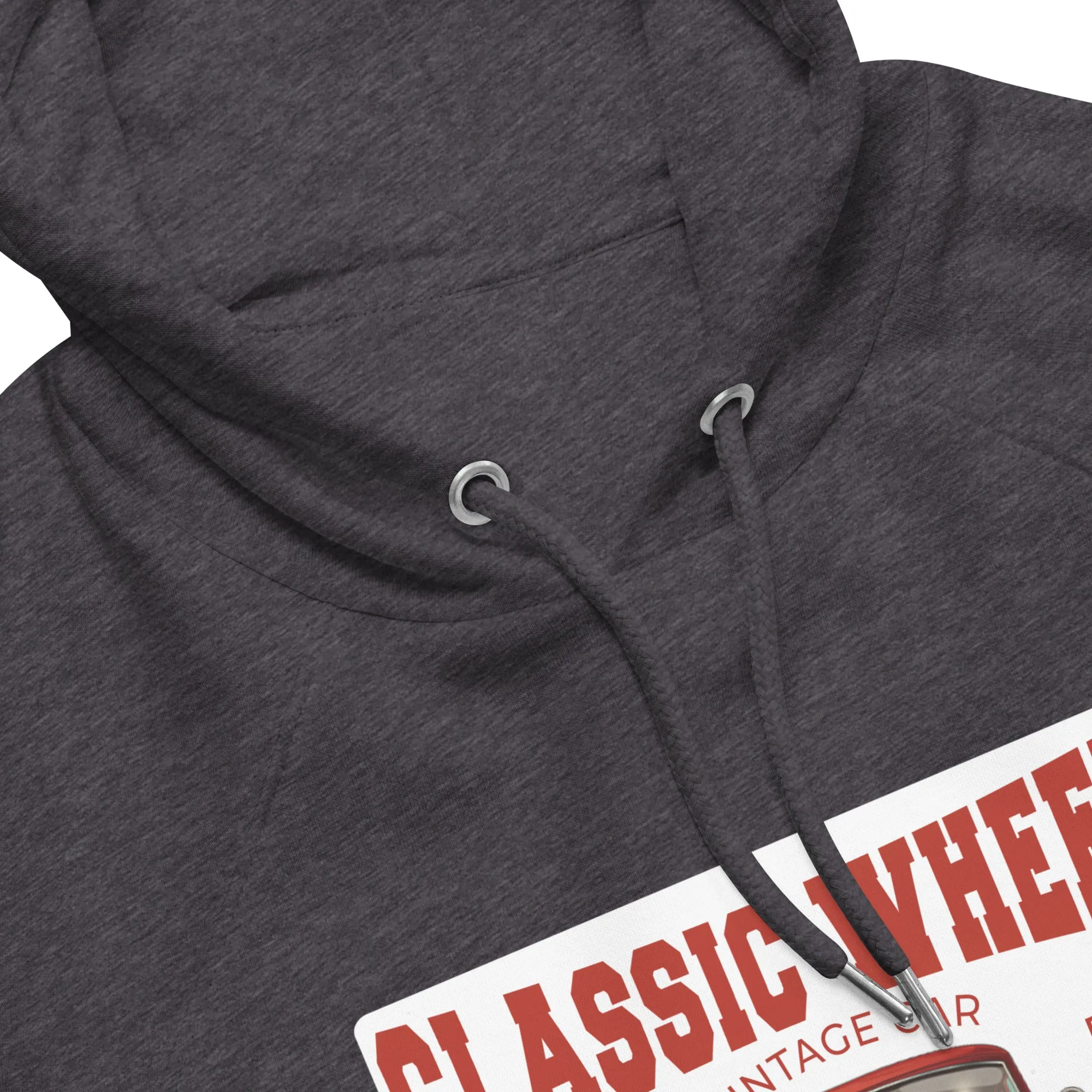 Classic Wheel Vintage Graphic Men Eco Raglan Hoodie