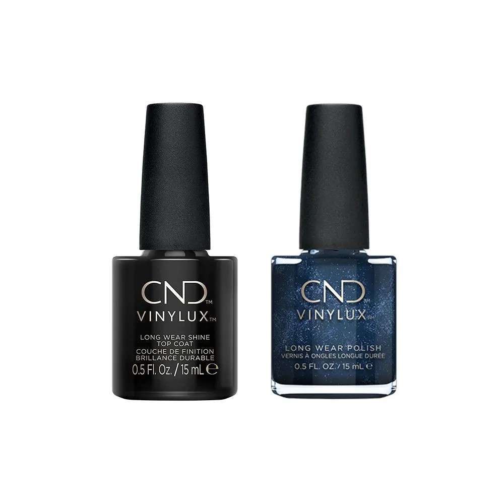 CND - Vinylux Topcoat & Midnight Swim 0.5 oz - #131