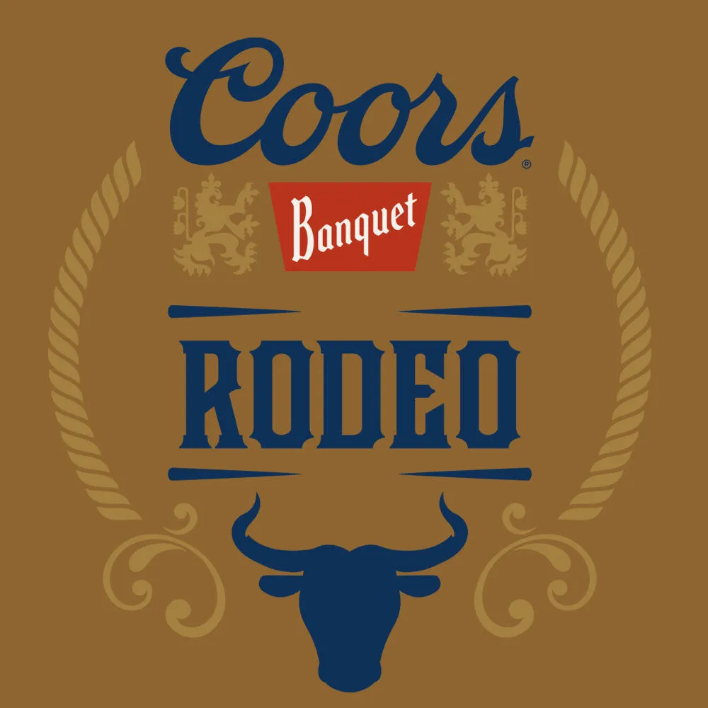 Coors Rodeo Hooded Sweatshirt - Brown