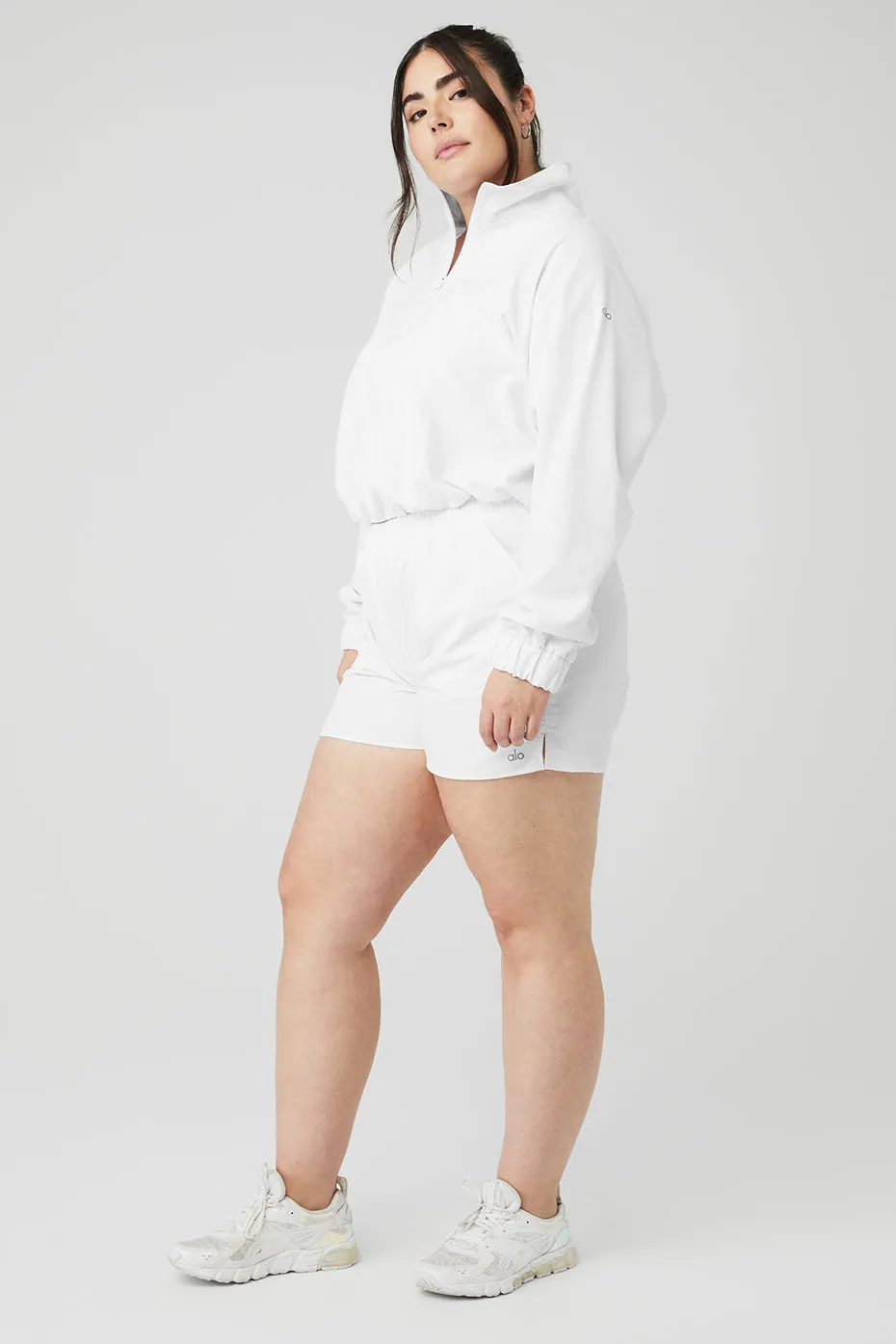 Cropped 1/4 Zip Alumni Pullover & Alumni Short Set