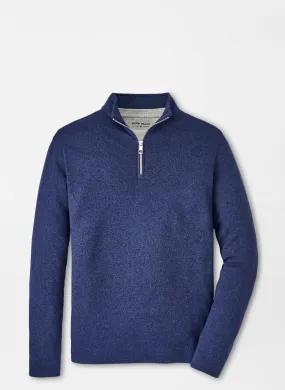 Crown Sweater Fleece Quarter-Zip by Peter Millar - Navy