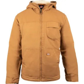 Dickies Sherpa Lined Duck Jacket  Rinsed Brown Duck