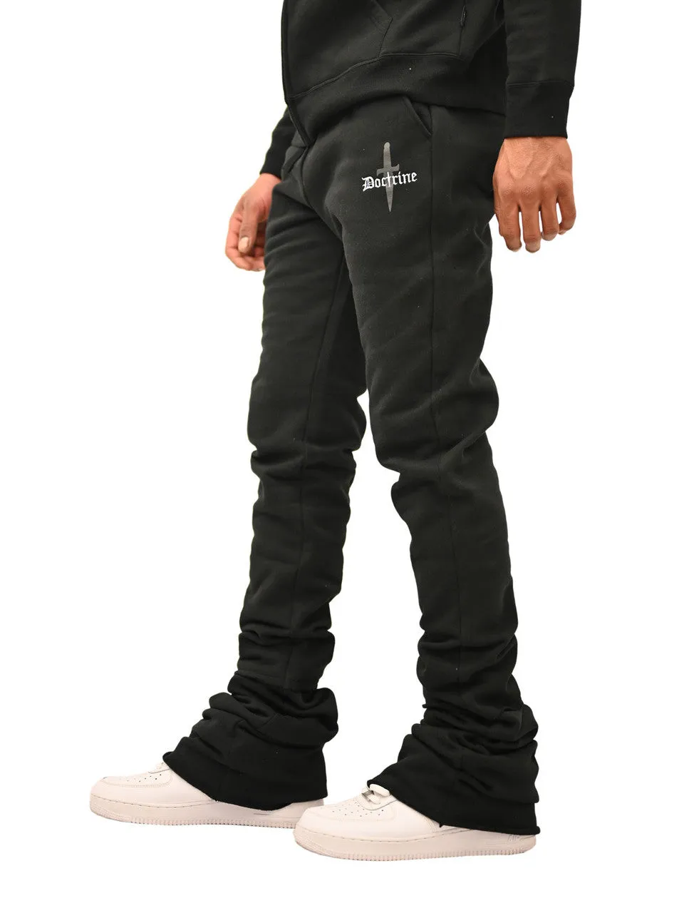 Doctrine - Dagger Stacked Jogger (Black)