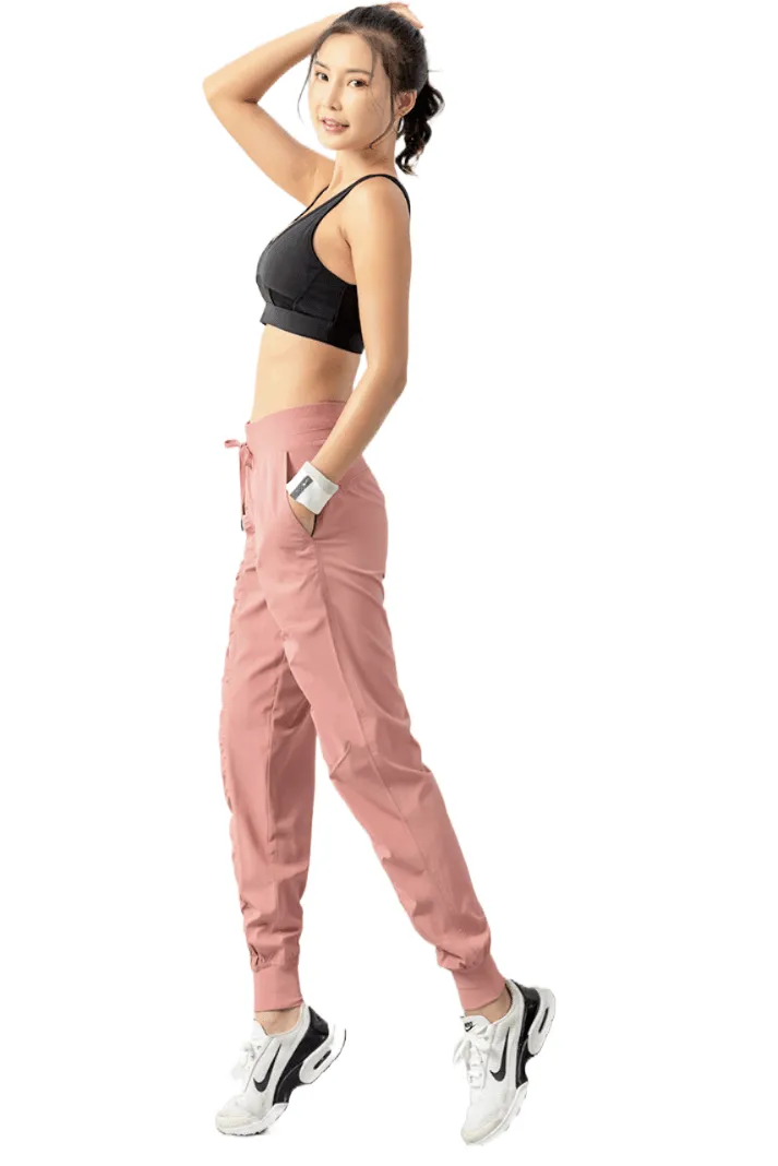 Drawstring Running Sport Joggers Women