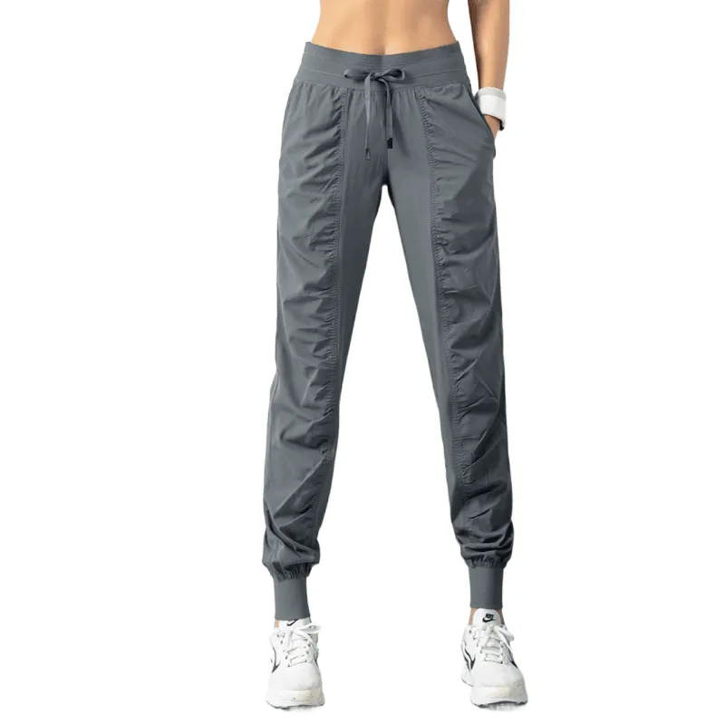 Drawstring Running Sport Joggers Women