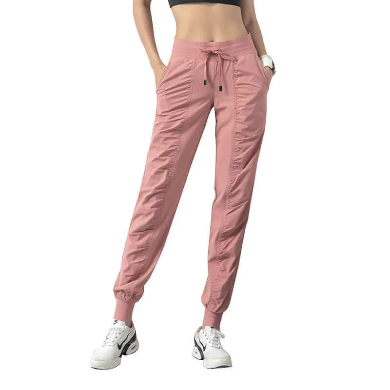 Drawstring Running Sport Joggers Women