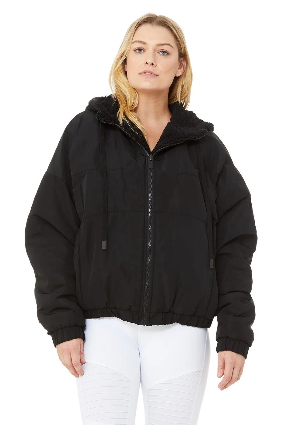 Duality Reversible Sherpa Jacket - Black