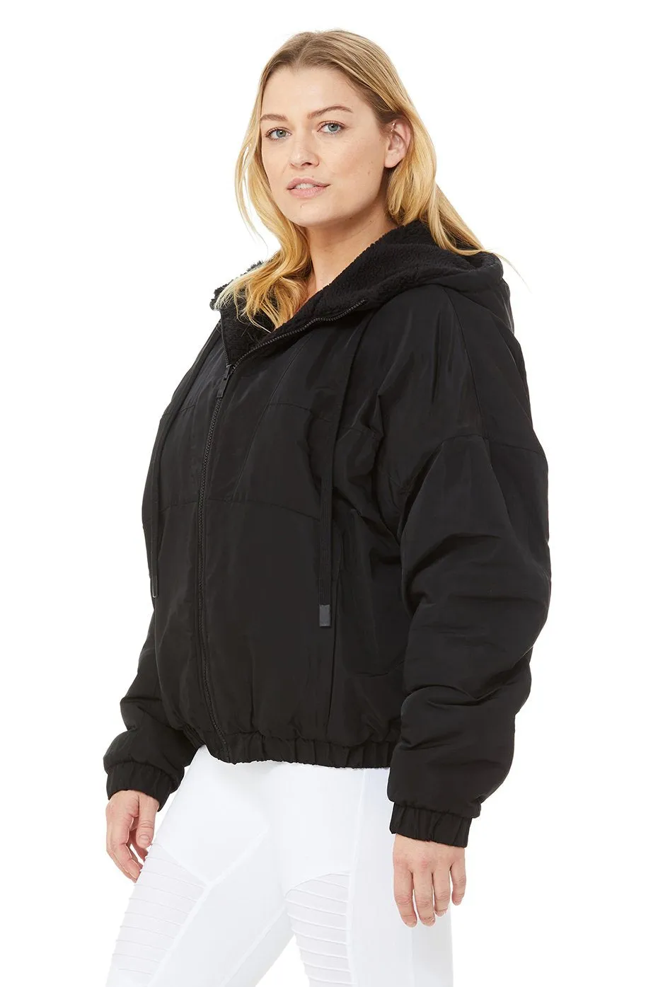 Duality Reversible Sherpa Jacket - Black