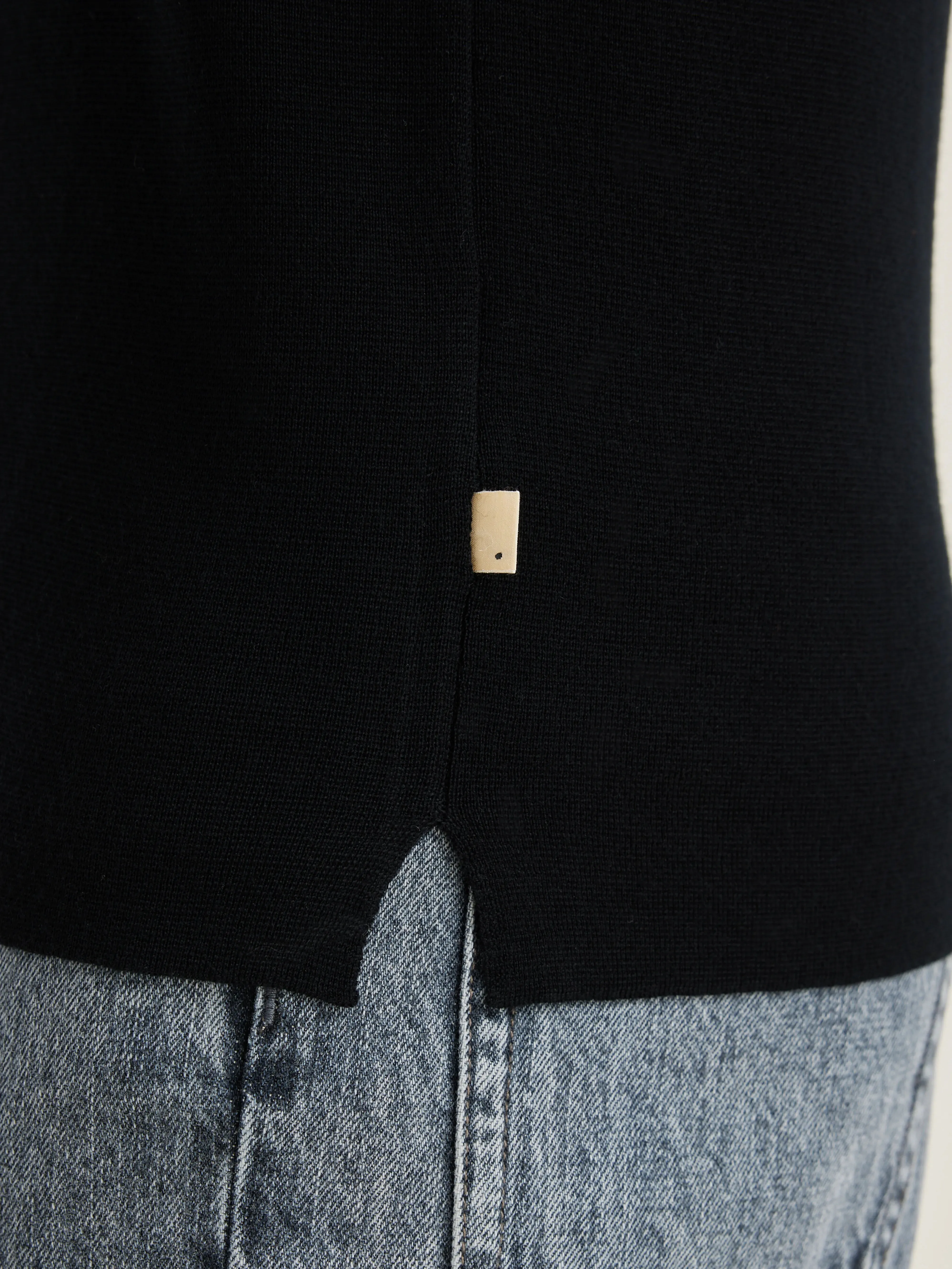 Dynol polo-style sweater (242 / M / BLACK BLUE)