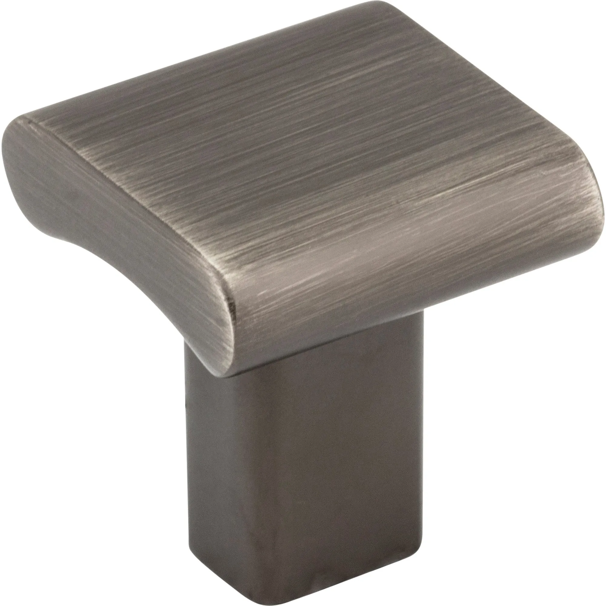 Elements 183 Park 1" Overall Length  Square Park Cabinet Knob