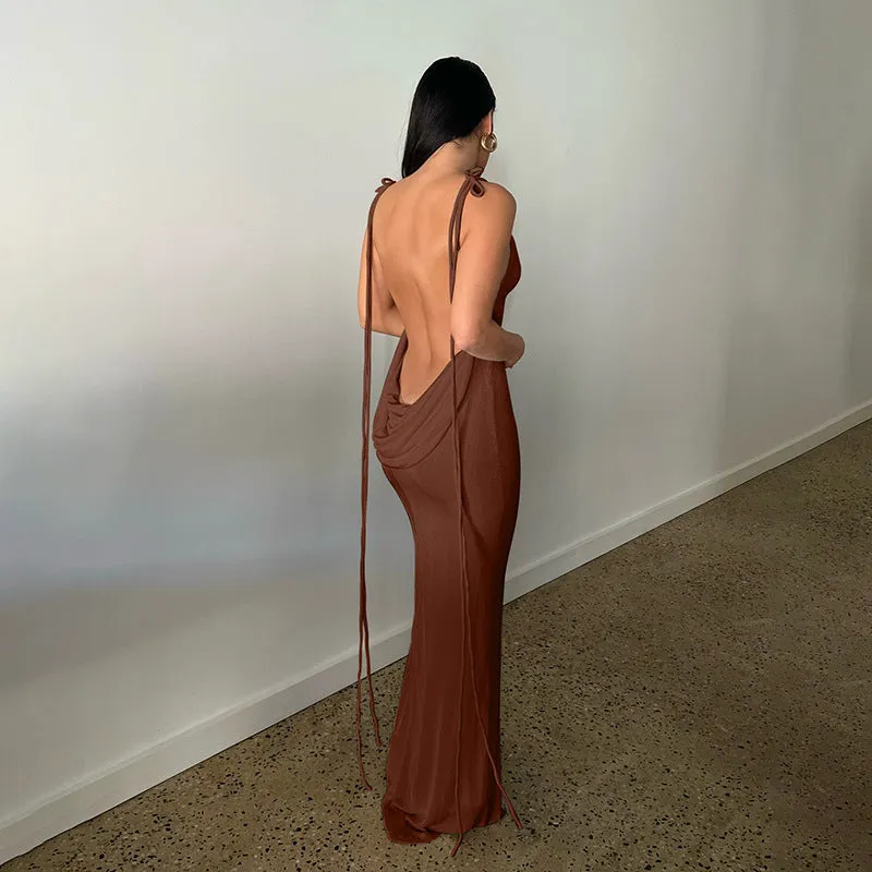 Emmett Backless Long Dress