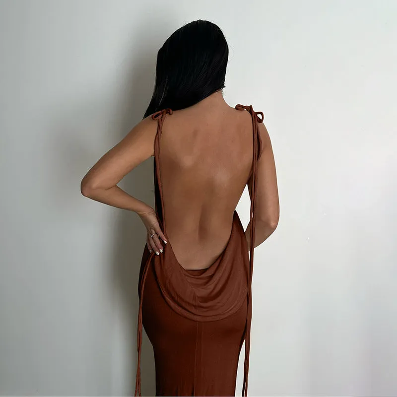 Emmett Backless Long Dress