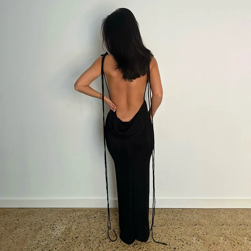 Emmett Backless Long Dress