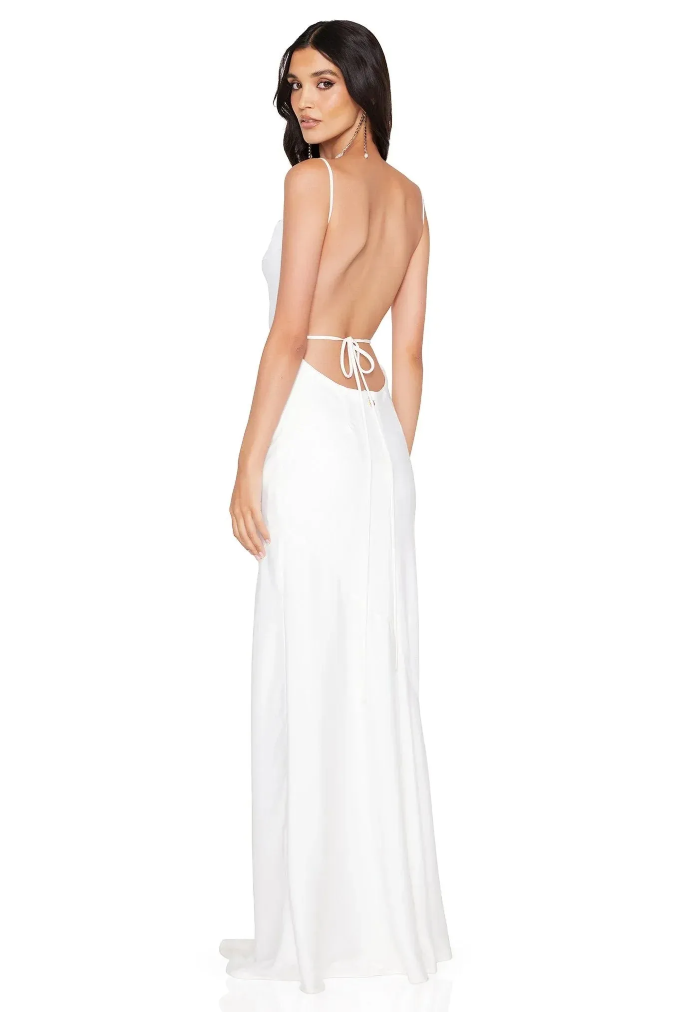 Entice Drape Gown in Ivory