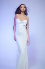 Entice Drape Gown in Ivory