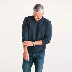 Essential Sweatshirt –  Navy French Terry