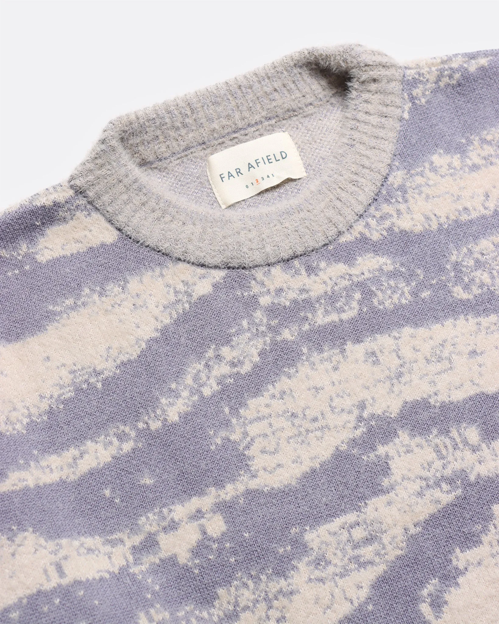 Ether Knit - Silver Blue Landscape Repeat