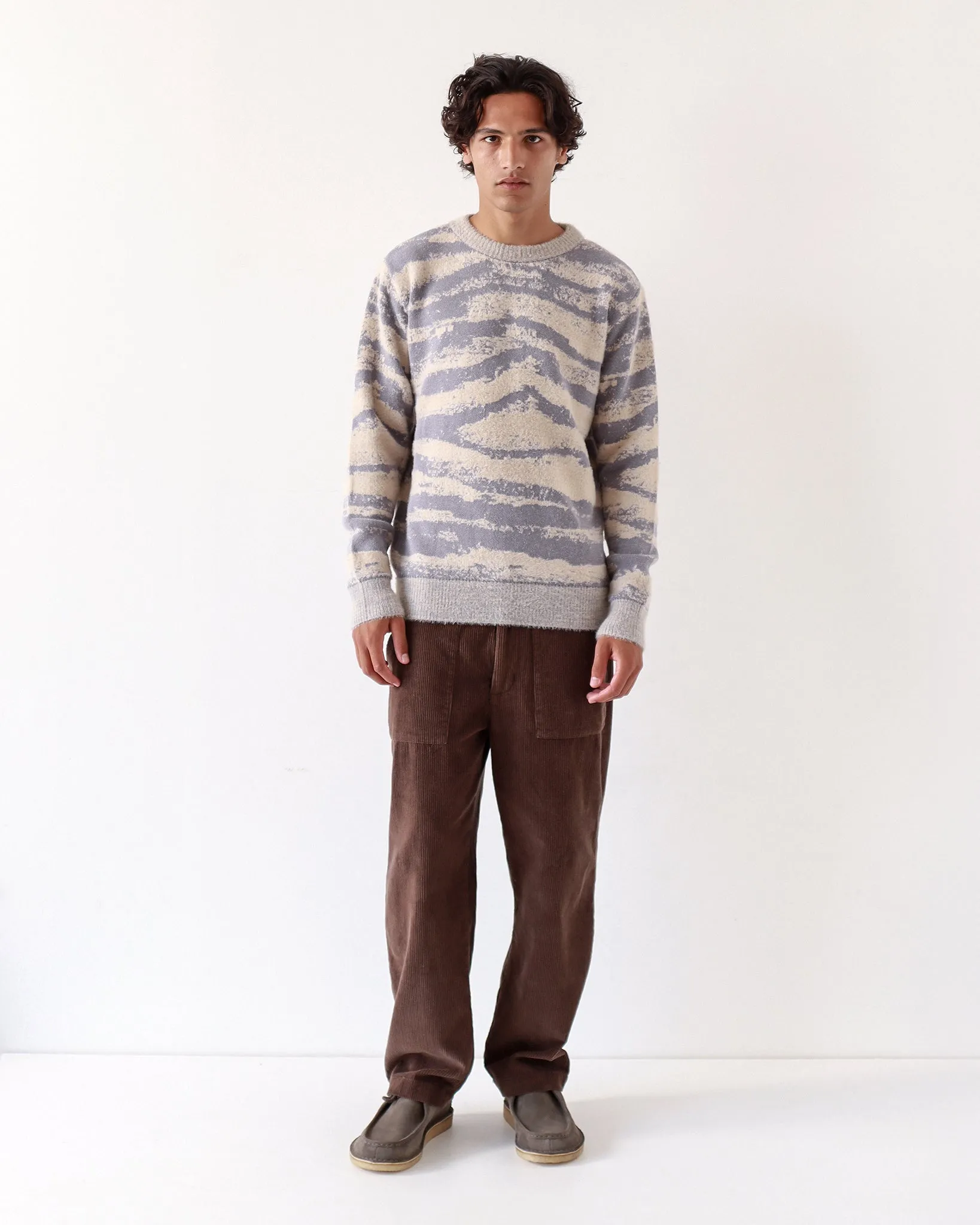 Ether Knit - Silver Blue Landscape Repeat